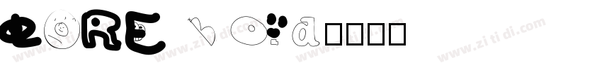 LORE Bold字体转换
